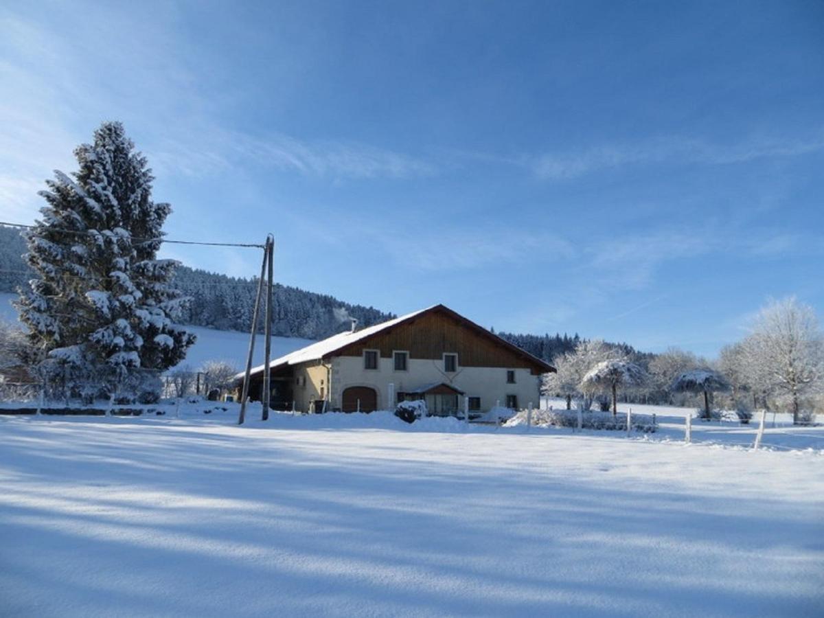 Bed and Breakfast La Ferme Du Bonheur Pierrefontaine-les-Varans Exterior foto