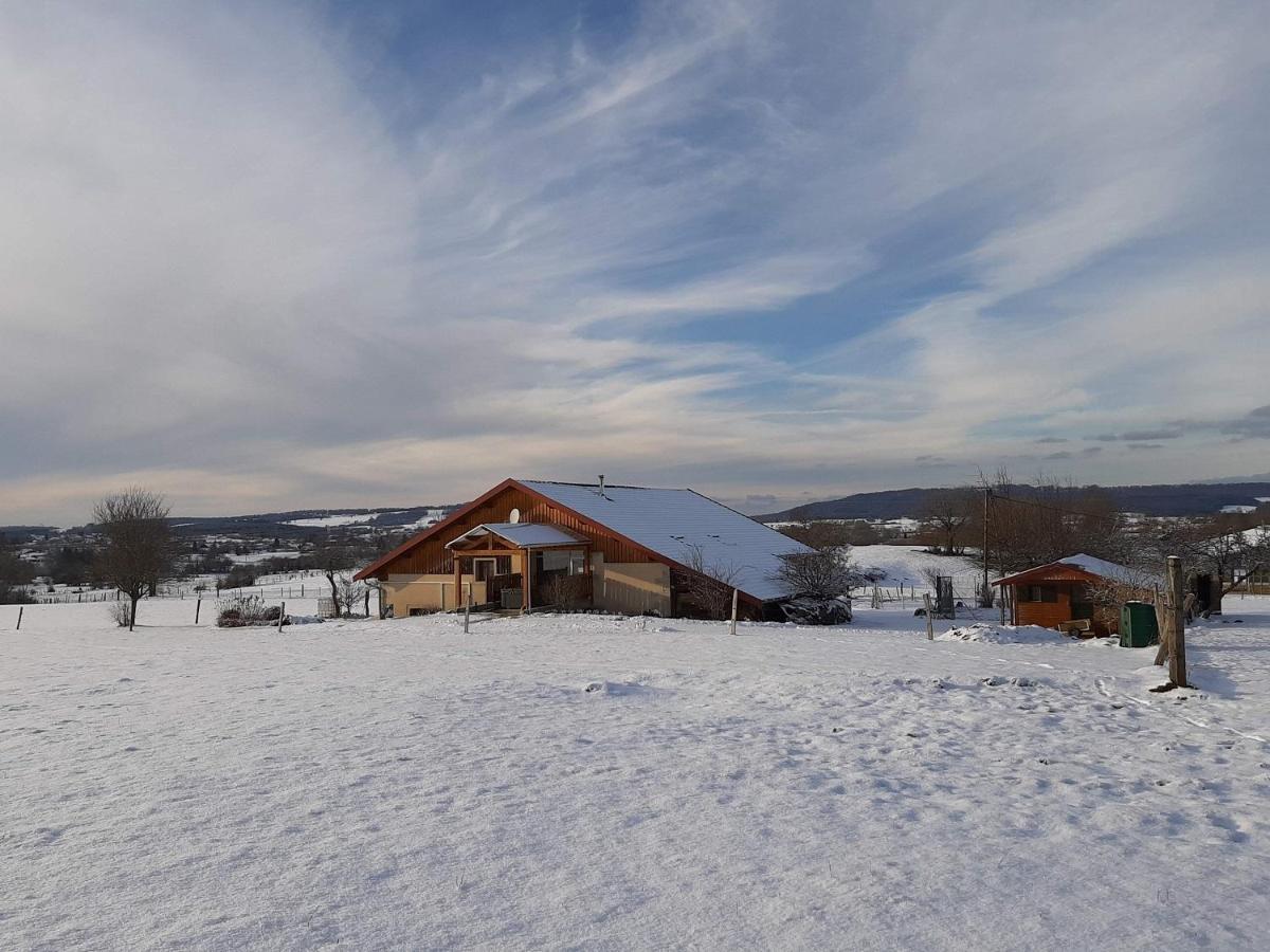 Bed and Breakfast La Ferme Du Bonheur Pierrefontaine-les-Varans Exterior foto
